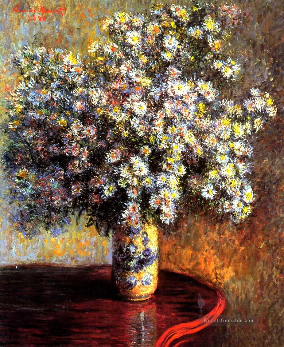 Astern Claude Monet Blumen impressionistischen Ölgemälde